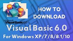 Visual Basic 6.0 On Windows 7/8/8.1/10