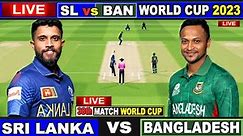 Live: SL Vs BAN, ICC World Cup 2023 | Live Match Centre | Sri Lanka Vs Bangladesh | 2nd Innings