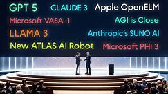 AI Shocks Again: GPT-5, Microsoft PHI-3, Apple's OpenELM & Beyond! (April Monthly News)