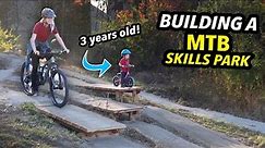 Building and Donating an Entire Mini Mountain Bike Park for KIDS!!