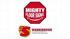 5S Warehouse Industrial Floor Signs