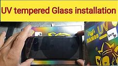 How to apply curved UV tempered glass||install UV Glass