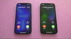 Apple iPhone 13 vs 13 Pro Incoming Call