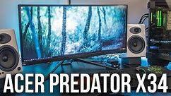 Ultrawide 100Hz Gaming Monitor - Acer Predator X34 Review