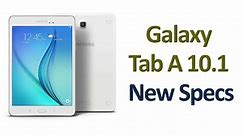 New Samsung Galaxy Tab A 10.1 Gets Official Specifications and Price