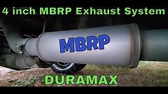 LB7 Duramax Exhaust Upgrade: 4 Inch MBRP System Review and Sound Clip