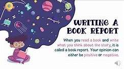 (YEAR 6) Write a Book Report - Writing Lesson