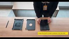 How to Install OtterBox Defender Series for iPads