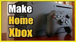How to Set Home Xbox on Xbox Series X (Share Games to Accounts)