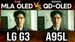 Sony A95L QD-OLED vs LG G3 OLED | Premium TV Comparison