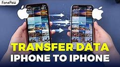 How to Transfer Data from iPhone to iPhone without iCloud [2 FAST WAYS] Transfer Data Wirelessly!!!