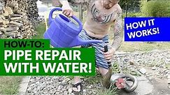 TWOSTROKE PIPE REPAIR with WATER: how it works, what works and what doesn't