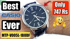 CASIO Enticer MTP V005L 1BUDF Analog Watch Unboxing & Review | Best Budget Casio A1489