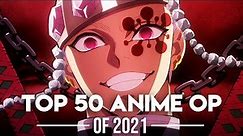 My Top 50 Anime Openings of 2021