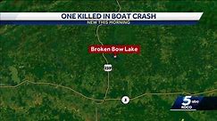 Man killed in boat crash on Broken Bow Lake