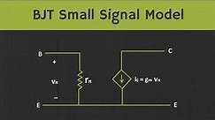 BJT - Small Signal Model Explained