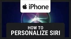 How to Make Siri Only Respond to Your Voice