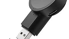 MOSHOU USB Type-C Portable Charger for Samsung Galaxy Watch6/5/5Pro/4/4Classic/3/Active2/Active Wireless Smart Watch Accessories Rotatable Dual Charging Mode Adapter for Galaxy Watch Charger Stand