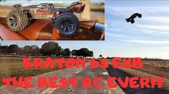 New 6S Arrma Kraton BLX Extreme Bash This Might Be My New Favorite RC This Car Flies!!