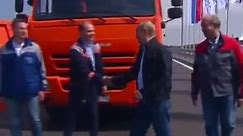 Putin drives truck across bridge to Crimea