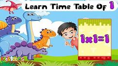 Learn Table of 1 to 10 | Tables Song | Nursery Rhymes | Learning Kids Video | Math for Kids