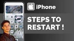 How To Restart iPhone !