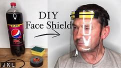 How to make a diy FACE SHIELD at home in 2 minutes! | coronavirus covid 19 visor