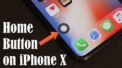 How to Enable the Secret Home Button on the iPhone X - It's there