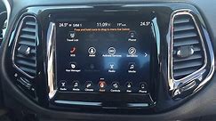 UConnect 8.4 Touch Screen in the 2017 Jeep Compass