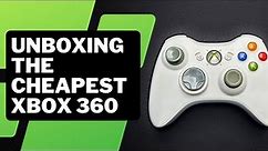 Unboxing the cheapest Xbox 360!