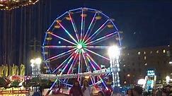 Allentown Fair rides (swings, Ferris wheel, merry-go-round) - August 31, 2017