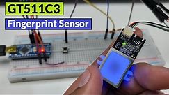 GT511C3 Fingerprint Sensor Tutorial || Enroll + Read Fingerprint & Interface with Arduino