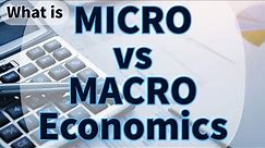 What's the Difference between MICRO and MACRO? | Think Econ #macro #micro #economics