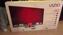 VIZIO E600i-B3 60" Smart TV Unboxing and Set Up