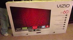 VIZIO E600i-B3 60" Smart TV Unboxing and Set Up