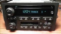 How To Unlock A 2002 - 2008 Chevrolet Theftlock Radio - With Catchy Tune Bonus!!