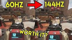 60hz vs 144hz - The TRUTH About High Refresh Monitors! (Are They Worth It)