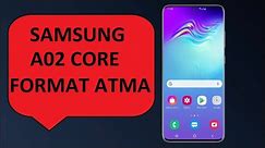 Samsung Galaxy A02 Core Format Atma, Hard Reset, Sıfırlama 🇹🇷