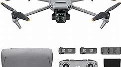 DJI Mavic 3 Fly More Combo, Drone with 4/3 CMOS Hasselblad Camera, 5.1K Video, Omnidirectional Obstacle Sensing, 46 Mins Flight, Advanced Auto Return, 2 Extra Batteries, FAA Remote ID Compliant, Gray