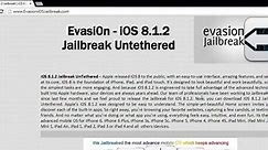 Download Evasion 8.1.3 jailbreak Full Untehered iOS 8 Jailbreak Tool