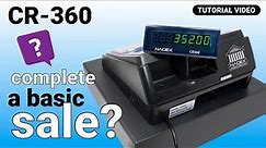 Nadex Coins CR360 Cash Register: How To Complete a Basic Sale / Tutorial