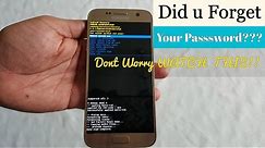 Samsung Galaxy S7/S7 Edge BYPASS LOCKSCREEN PIN & FINGER PRINT SCANNER