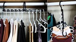 How to organize hanging clothes + save closet space!