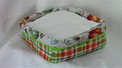 Fabric Napkin Basket - very detailed instructions