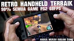 RETRO HANDHELD TERBAIK 2024 !! SEMUA GAME PS2 60FPS - Unboxing & Review Anbernic RG405M Indonesia