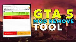How To Remove Mods From GTA 5 | GTA 5 Mod Remove Tool Hindi
