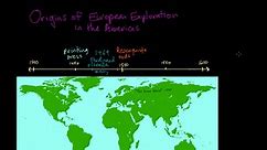 Origins of European exploration in the Americas