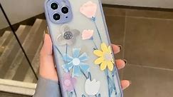 iphone 11 pro/11 pro max flower floral case woman girls case