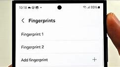 How To Change Fingerprint in Samsung Galaxy S24 Ultra