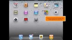 iPad: How to Change Your Email Password